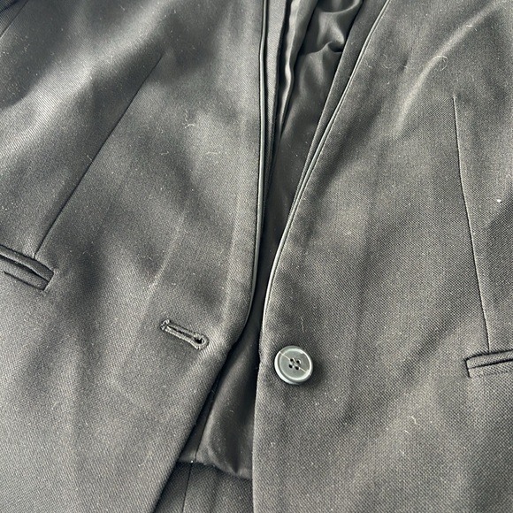 Club Monaco Single button black blazer - Picture 3 of 3